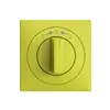 Kit frontale EDIZIOdue 1->0<-2 lemon 60×60mm per pulsante girevole 