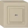 Interruttore pulsante luminoso AP kallysto 6/1L beige 