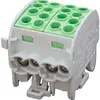 Blocco ripartizione tipo C 4×35/4×25mm² 125A CU verde/giallo 
