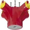 Lampendübel MT Crallo-Star Ø60×90mm ohne Montagering 4×M20/M25 rot 