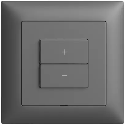 Kit copertura per dimmer INC 1c/2t Edue Wiser grigio scuro 
