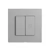 Bedienaufsatz zu Druckschalter 1K Szene/2T WLAN Edue Wiser silver 