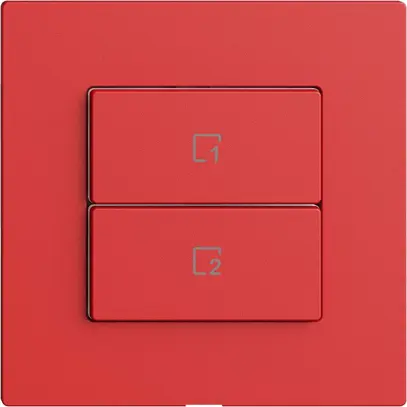 Poussoir scène 2 scènes vertical/2T WLAN Edue Wiser berry 