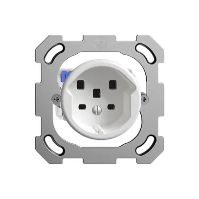 UP-Steckdose FH T25 16A weiss, mit Steckklemmen 