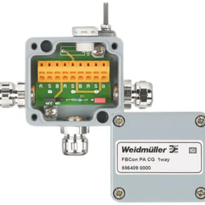 Standardverteiler Weidmüller Profibus FBCon PA CG 1-fach IP66 
