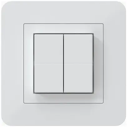 Poussoir sans fil Friends of Hue KTR, 4×, 94×94mm, blanc 
