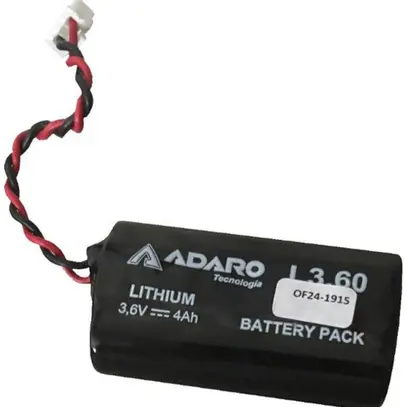 Accu Lumatec 3.6V 4000mAh ions de lithium 67×38×19mm 