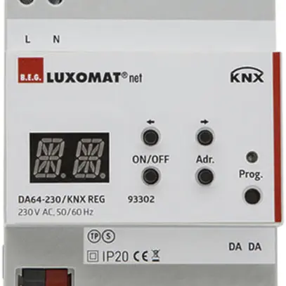 Gateway AMD KNX/DALI Luxomat DA64-230/KNX, 1×64 participants 
