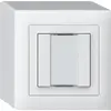 Poussoir AP kallysto KNX 2×blanc s/e-link 