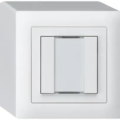 Poussoir AP kallysto KNX 2×blanc s/e-link 