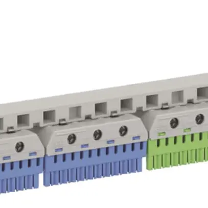 Supporto per morsetti a innesto N/PE ABB ZK 221 per distributore ComfortLine 