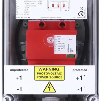 Scatola di raccordo generatore DEHN/elvatec SE DCU 2 YPV 1+2 1200 1M 1S MC4 