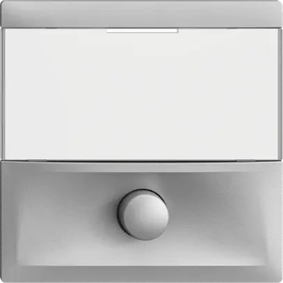 Tasto con porta-etichetta EDIZIOdue silver 