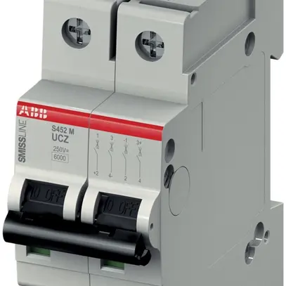 Disgiuntore SMISSLINE CLASSIC UCZ 2×2A 50kA 