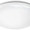 Luminaire rond LED ESYLUX ELLEN, 12W 3000K 1150lm Ø300×95mm IP20, blanc 