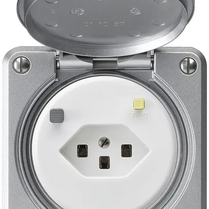 Presa FI INC robusto C T23 30mA alluminio 