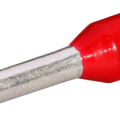 Capocorda Ferratec DIN isolalto 1mm²/8mm rosso 