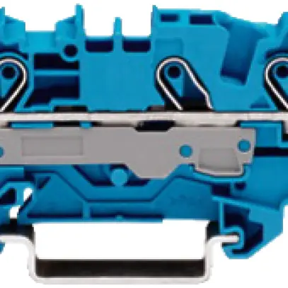 Borne de passage WAGO TopJob-S 6mm² 3L bleu série 2006 