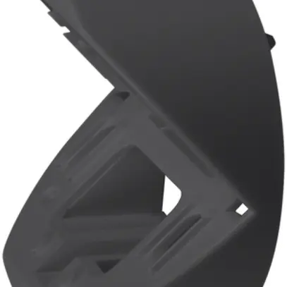 Zoccolo per angolo esterno Luxomat per RC-plus next, nero 