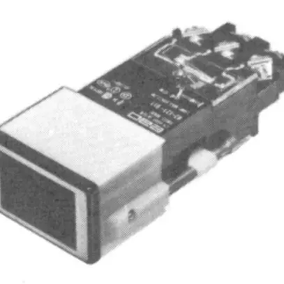 Boîtier pour poussoir lumineux EAO02 plat 29.2×21.2mm 1C IP40 