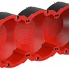 Boîte pour paroi creuse 90 3×1 Quickbox Ø83mm protection contre le feu EI30-EI90 