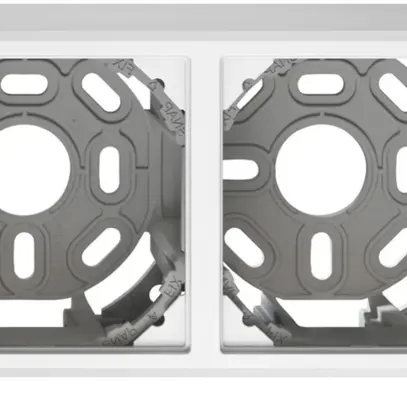 En-tête AP EDIZIO.liv SNAPFIX® 1×2 pour combinaisons au choix blanc 