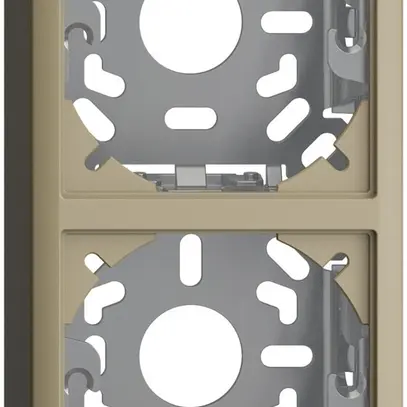 Cappa con piastra di base 2×39mm per combinazione FX verticale/orizzontale sand 