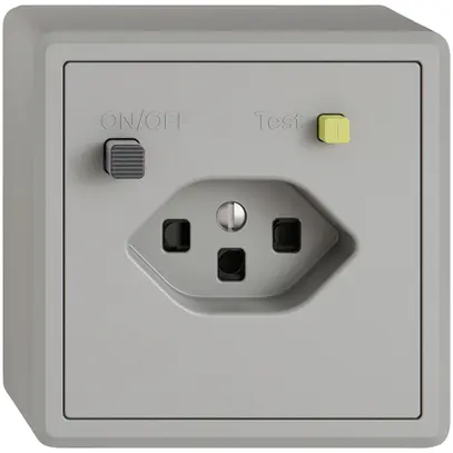 Presa FI AP EDIZIO.liv 1×T23 con shutter grc 