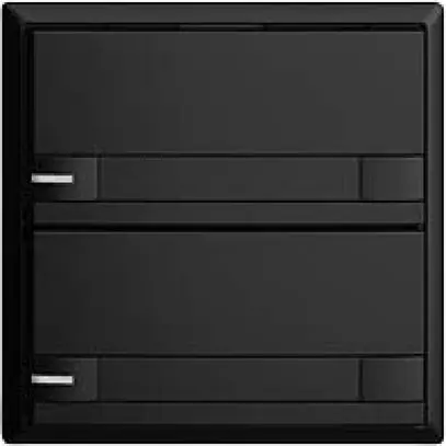 Poussoir KNX RGB EDUE, 250mW, a.LED RGB, 2×poussoir, comm.2×touches, no 