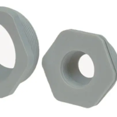 Réduction PA, extérieur M40 intérieur M25 gris, sans halogène 