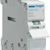 Interrupteur AMD Hager 63A 230V 1 fermeur 0 ouvreur 0 inverseur 1UM 