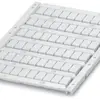 Bezeichnungskarte UCT-TM 6 weiss für Klemmen 5.6×10.5mm 