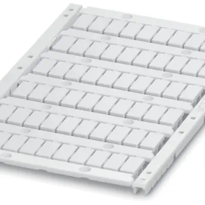 Carte de marquage UCT-TM 6 blanc pour bornes 5.6×10.5mm 