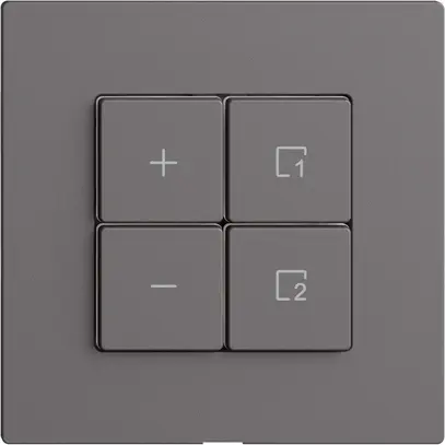 Dimmer DALI 1K/4T scena WLAN Edue Wiser grigio scuro 