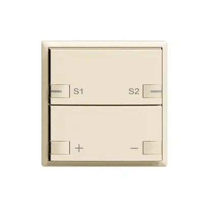 Frontset Dimmer 1…10V Szene 1K/2T ZEP 60×60mm crema 