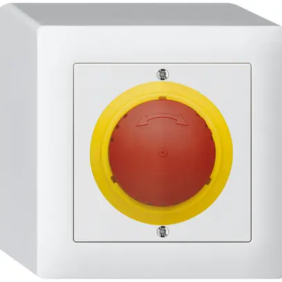 Contatto rotativo AP kallysto ARRESTO DI EMERGENZA bianco 