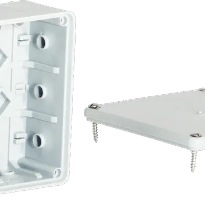 Scatola di derivazione AGRO 100×100mm IP54 grigio chiaro 