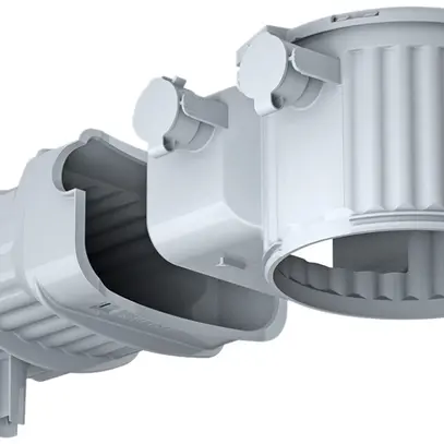 EB-Gehäuse AGRO HaloX 100 mit Tunnel 190mm für Ortbeton 