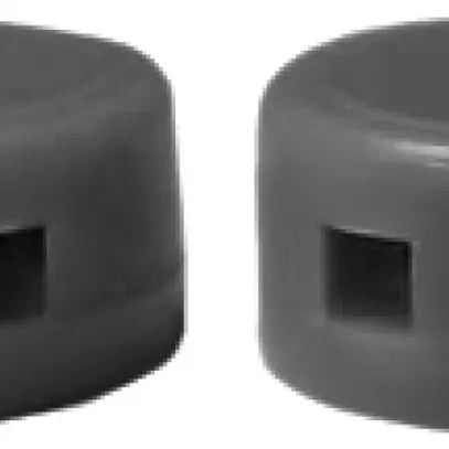 Sigillo di piombo in materia sintetica 9mm nero 