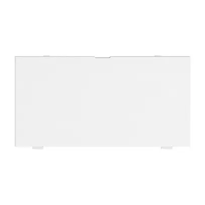 Bezeichnungsschild EDIZIO.liv 59.5×30.4mm m.Plexiglasscheibe gravierbar weiss 