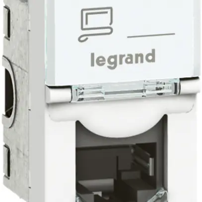 Presa INS MOS UTP 1×RJ45 bianco cat.6 1mod. 