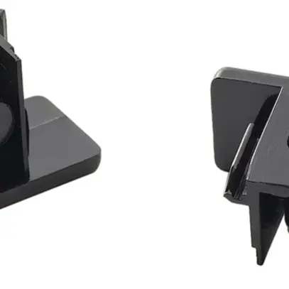 Plaque de fermeture SLV pour rail conducteur AP 1-phase, noir, 2 pièces 