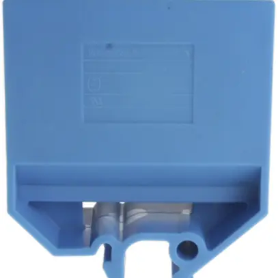 Borne de dérivation Woertz 35…70mm² 150A 800V vis 2×1 barre G bleu 