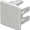 Piastra terminale Bettermann p.canale d'installazione WDK grigio chiaro 25×25mm 