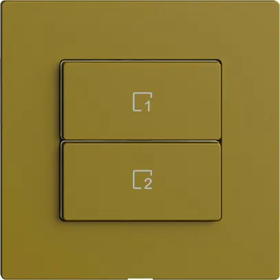 Kit recouvrement pour poussoir scène 2 scènes vert./2T Edue Wiser olive 