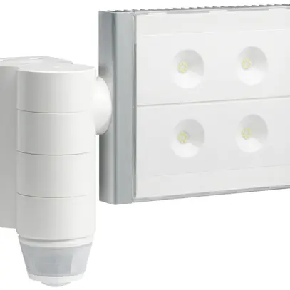 Projecteur LED automatique Hager 200/360° blanc 