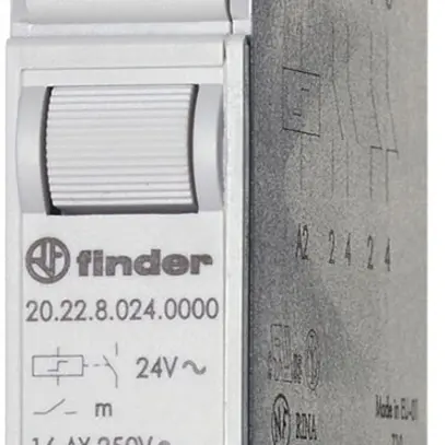 Télérupteur AMD Finder 20.22, 2F 16A 230VAC 