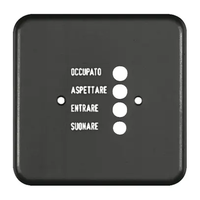 Placca di copertura FH mat.sint. I per 962764350 nero 