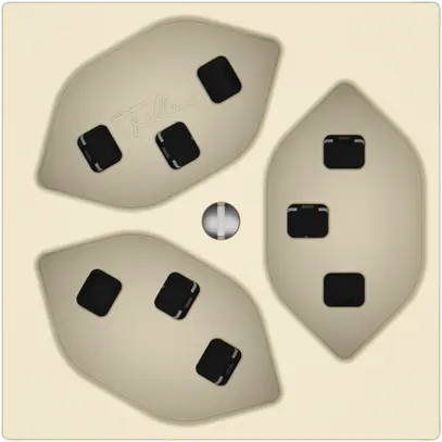 Prise EDIZIO.liv SNAPFIX® 3×T23 cr 