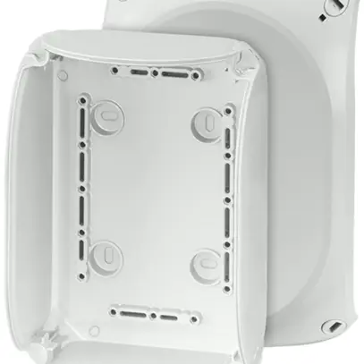 Coffret vide Hensel, couvercle non transparent 97×150×62mm gris 